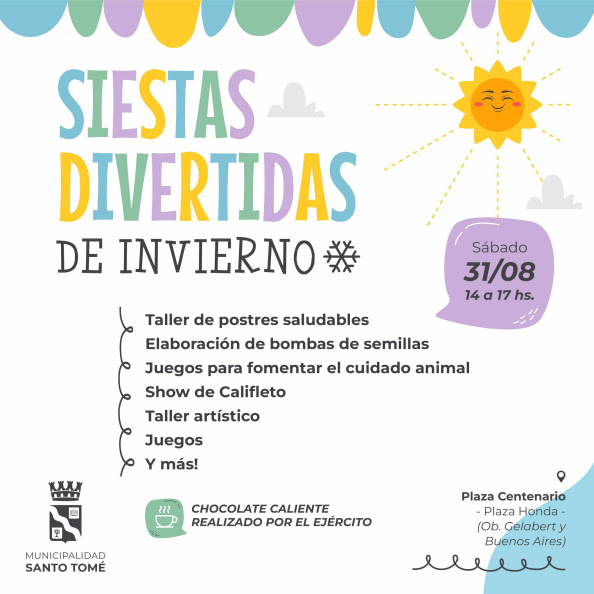 El ciclo “Siestas Divertidas de Invierno” llega este sábado a la Plaza Honda