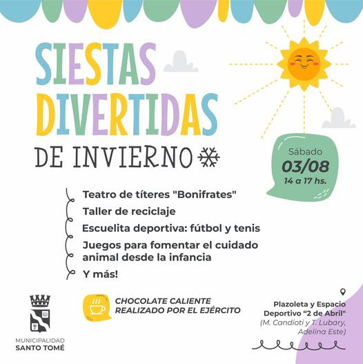 El ciclo “Siestas Divertidas de Invierno” continúa este sábado