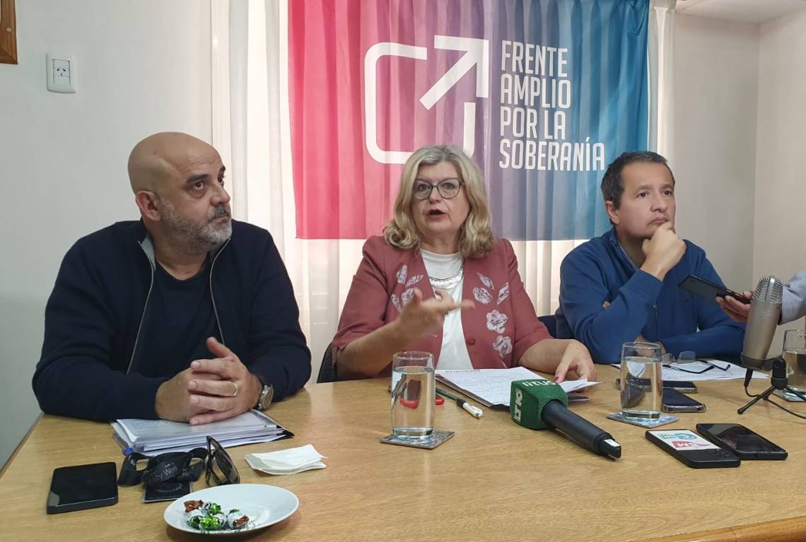 El Frente Amplio por la Soberanía va por el rechazo a la Reforma Previsional