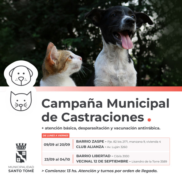 La Campaña Municipal de Castraciones recorre la ciudad