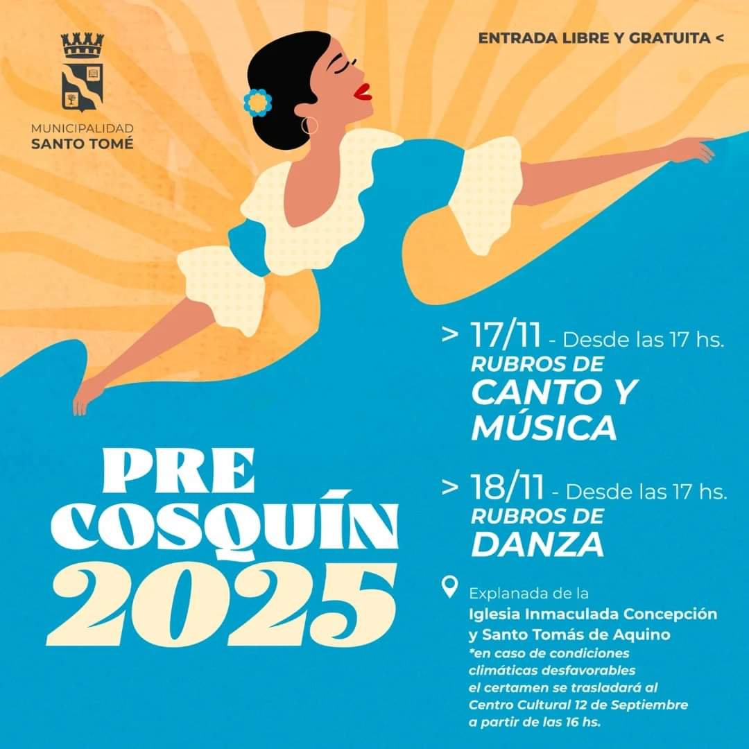 Nueva edición del Pre Cosquín 2025 en Santo Tomé